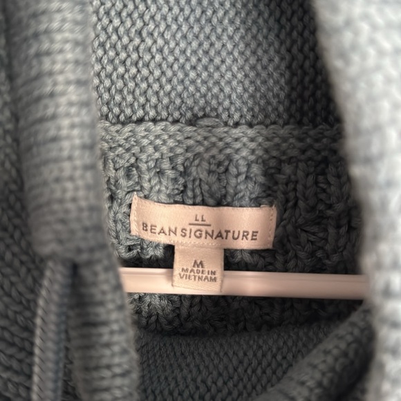 L.L. Bean Signature Cotton Funnelneck Sweater Women’s Size Medium - Picture 5 of 11